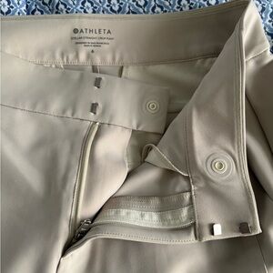 Athleta Cropped Stone Khaki Pants